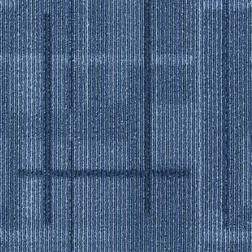 Crosswinds commercial carpet tile in Chinook Blue, durable low-maintenance flooring ideal for contemporary office spaces in London Ontario