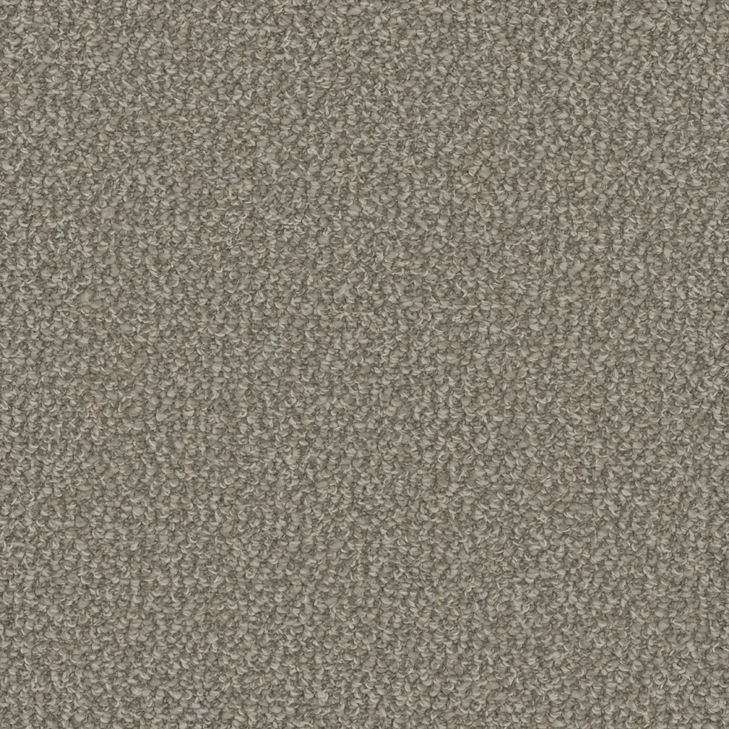 Interstellar 2328 Cactus by DreamWeaver – medium-pile Berber carpet sample in a soft earthy green-beige tone.